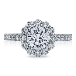 TACORI Petite Crescent Engagement Ring HT 2547 2.0 CU 7 W