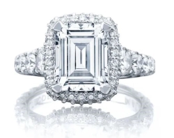 TACORI ROYAL T Engagement Ring HT 2624 EC 8.5 6.5