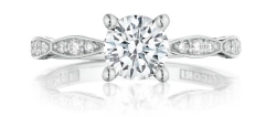 TACORI Royal T Engagement Ring HT 2626 EC 9X7