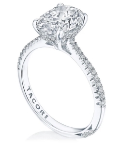 TACORI PETITE CRESCENT Engagement Ring HT 2548 RD 7 W