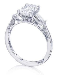 TACORI SIMPLY TACORI Engagement Ring 2657 RD 6.5 W