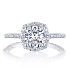 TACORI PETITE CRESCENT Engagement Ring HT 2572 1.5 CU 6.5 W