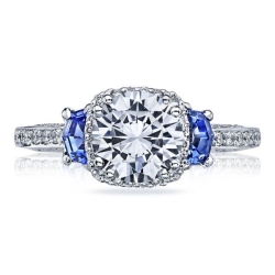 TACORI Dantela Engagement Ring 2628 RD S P W