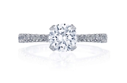 TACORI Petite Crescent Engagement Ring HT 2578 RD 7.5