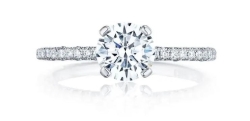 TACORI PETITE CRESCENT Engagement Ring HT 2545 1.5RD65W