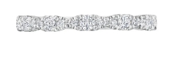 TACORI Petite Crescent Wedding Band HT 2545 2.5 B W