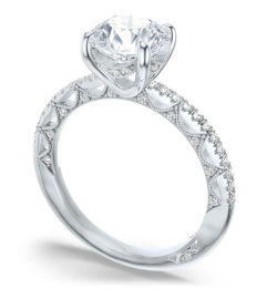 TACORI Lunetta Engagement Ring 2720 1.7 RD 8 W