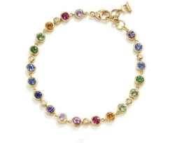 TEMPLE ST CLAIR RAINBOW LINK BRACELET