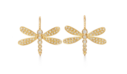 TEMPLE ST CLAIR DIAMOND DRAGONFLY EARRINGS