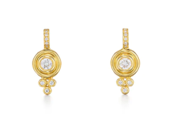 TEMPLE ST CLAIR CLASSIC DIAMOND DROP EARRINGS