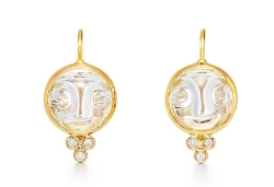 TEMPLE ST CLAIR MOONFACE EARRINGS