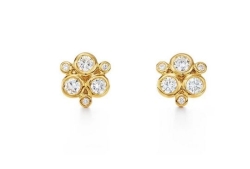 TEMPLE ST CLAIR TRIO DIAMOND EARRING