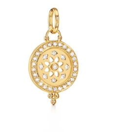 TEMPLE ST CLAIR MANDALA DIAMOND PENDANT