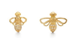 TEMPLE ST CLAIR BUSY  BEE DIAMOND EARRINGS