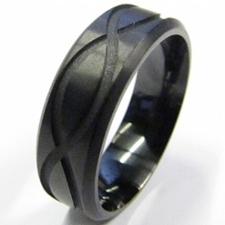 Torque  Wedding Band TI-0068-R10