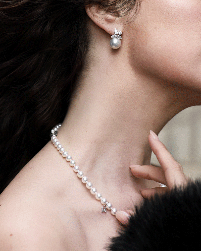 Mikimoto pearl necklaces, bracelets, rings, and earrings Mikimoto pearl necklaces, bracelets, rings, and earrings